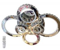 Люстра потолочная светодиодная SL686/6 Crystal Chrome Studio Led от производителя светодиодных потолочных люстр Studio Led