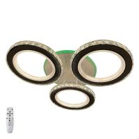 Люстра потолочная светодиодная SL778/3 RGB Crystal White+Chrome Studio Led от производителя светодиодных потолочных люстр Studio Led